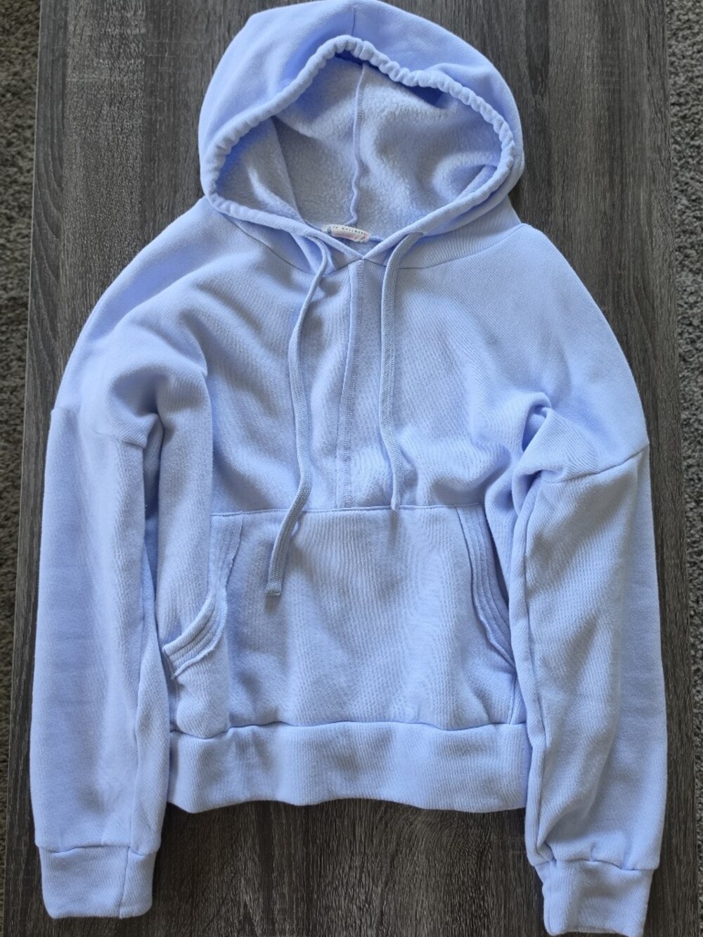Free People Baby Blue Soft Sweatshirt Hoodie
